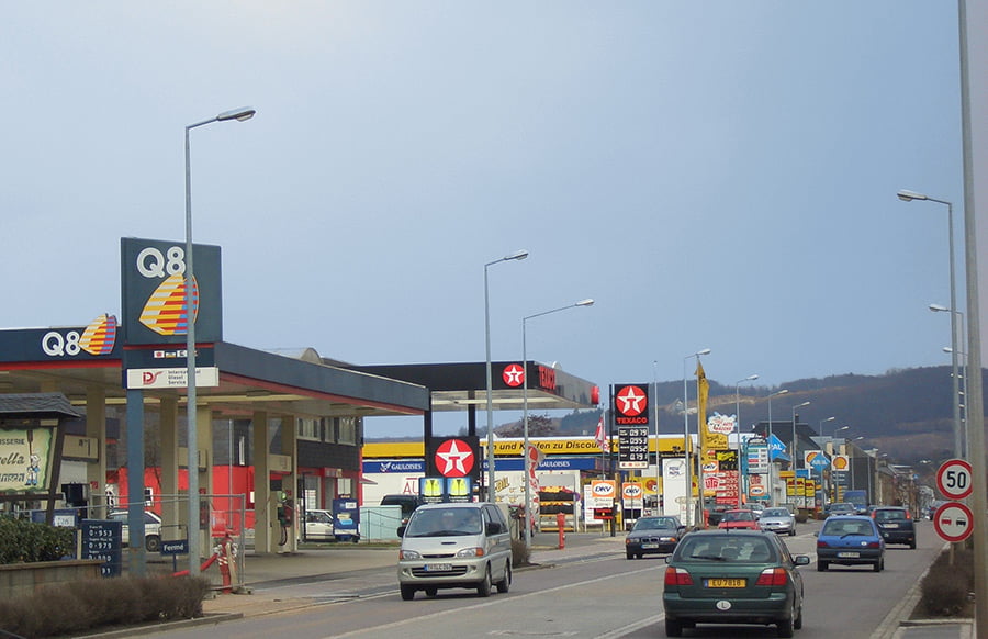 Tanken in Luxemburg: Das kostet der Sprit ab Mitternacht!